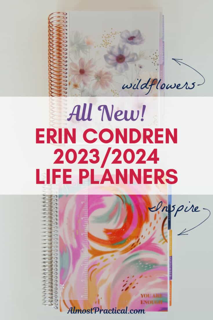 two spiral bound planners