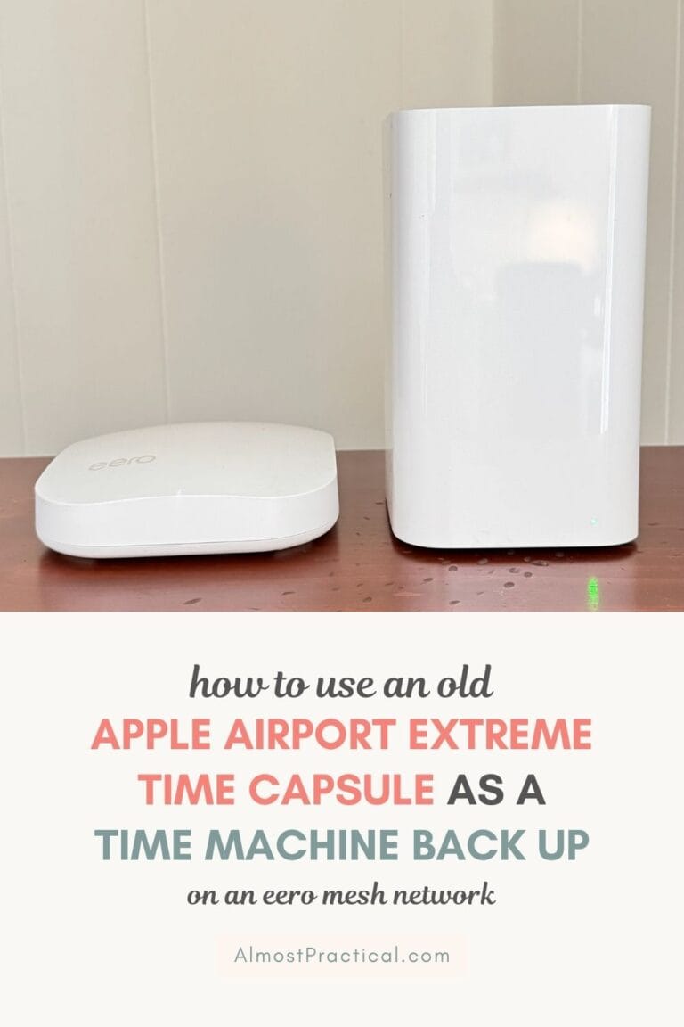 How to Set Your Old Airport Extreme Time Capsule to Use as a Time Machine Hard Drive Only