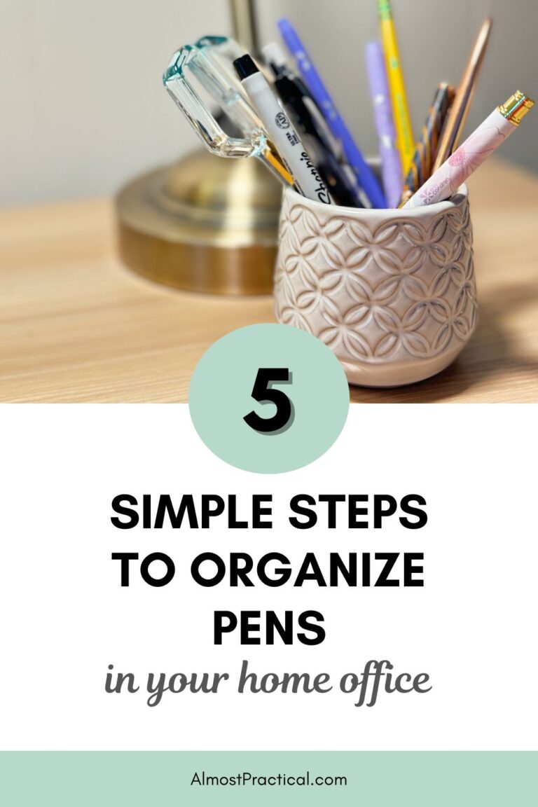 5 Simple Steps to Declutter and Organize Pens in Your Home Office