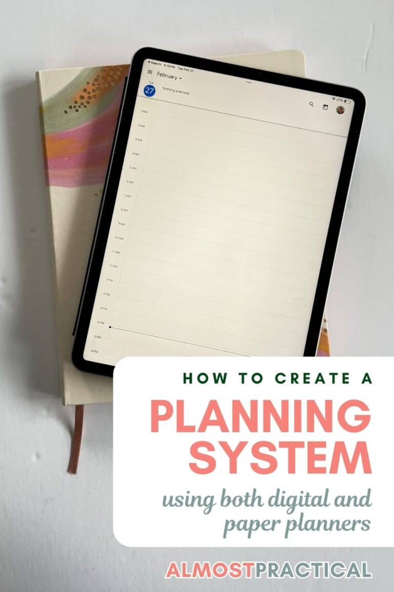 Digital Planner or Paper Planner – Use Them Together!