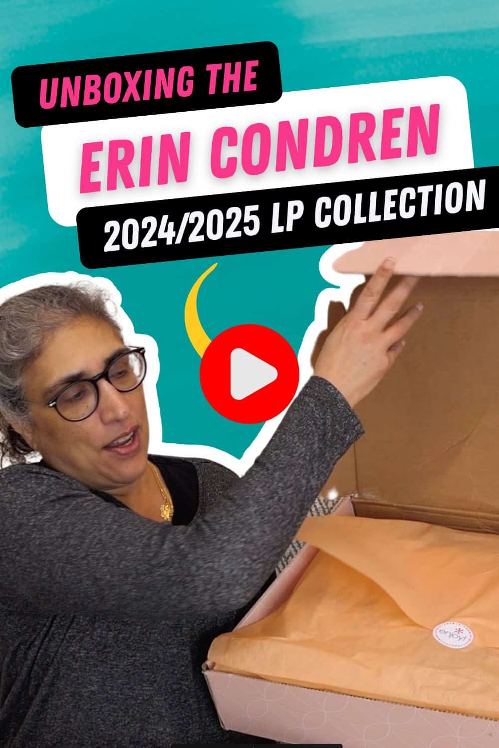 UNBOXING VIDEO Erin Condren Life Planner Collection for 2024/2025