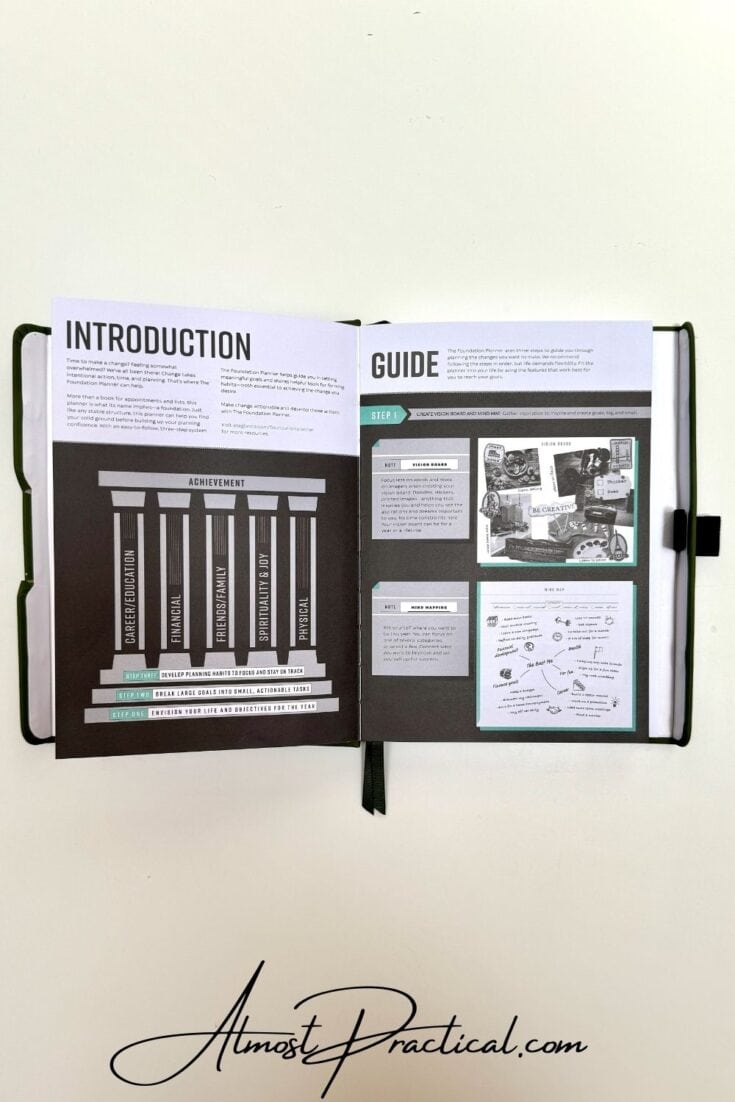 a guide on how to use The Foundation Planner from At-A-Glance