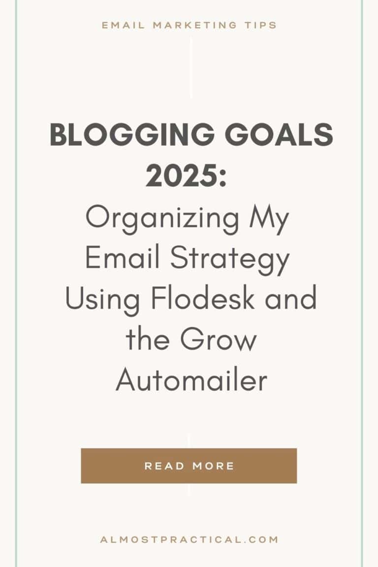 blogging goals