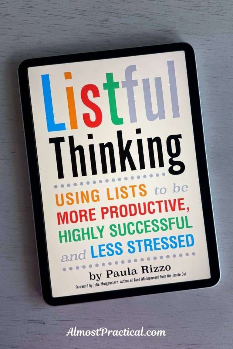 Listful Thinking by Paula Rizzo book cover