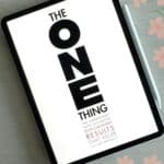 The One Thing by Keller and Papasan on Kindle for iPad