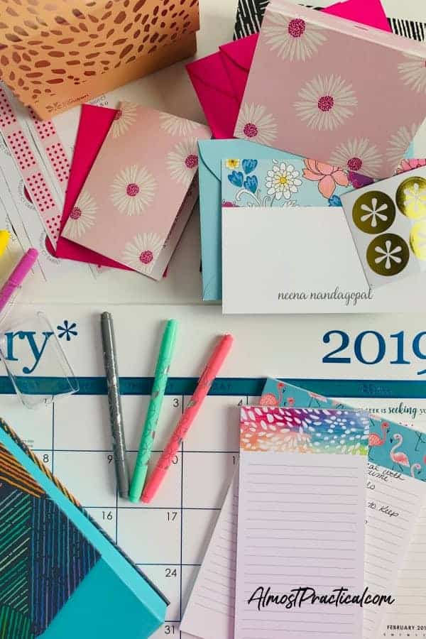 Erin Condren Product - notecards, calendars, pens