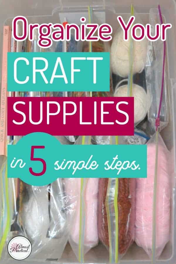 How to organize your craft supplies
