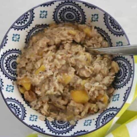 Peaches and Cream Oatmeal Recipe