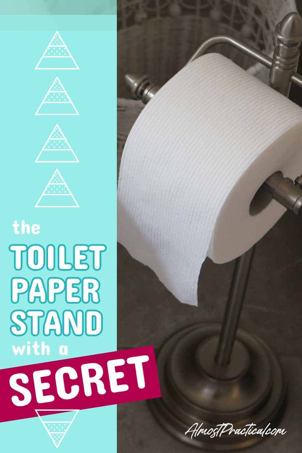 Get Organized with the Teardrop Toilet Paper Stand