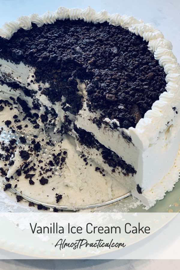 Vanilla Ice Cream Cake Recipe