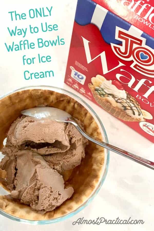 The ONLY Way to Use Waffle Bowls for Ice Cream